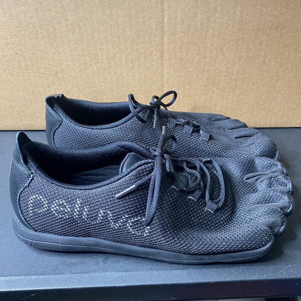 Peluva Strand Sport Mesh Black Barefoot Five Toe Sneakers PFWM30102 Mens 14